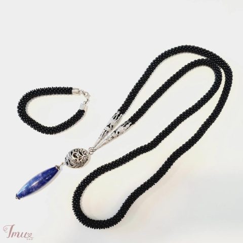 imusau.lt | parduodama Vėrinys su Sodalito pakabuku ir apyrankė